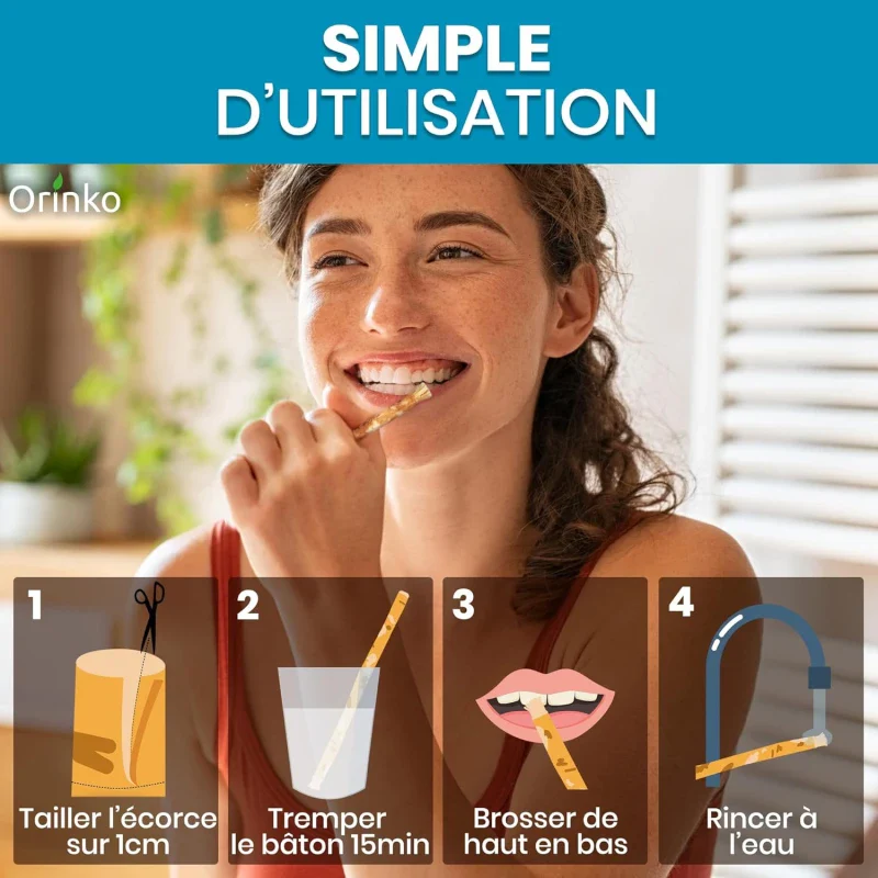 Bâtons de Siwak - Brosse à dents 100% naturelle  - lot de 4 - Image 14