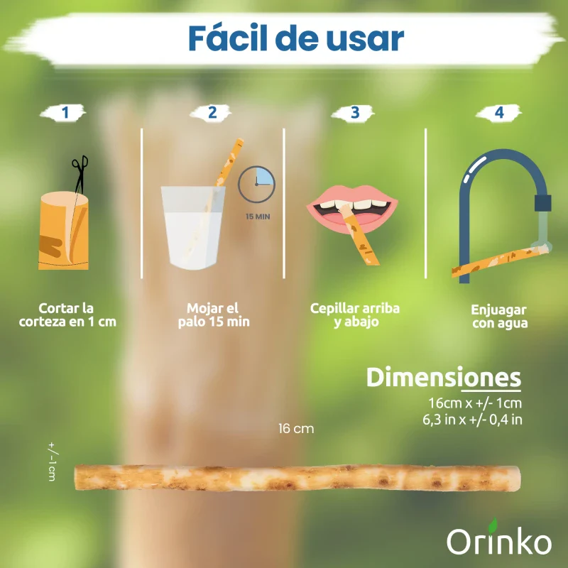 Bâtons de Siwak - Brosse à dents 100% naturelle  - lot de 4 - Image 7