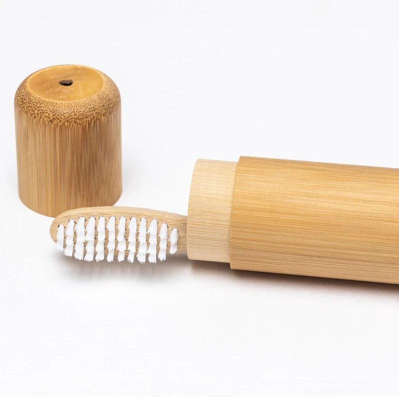 Étui à brosse à dent de voyage en bambou - Image 9