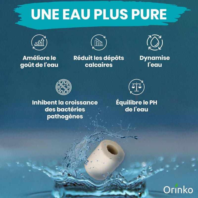 Perles de Céramique grises - Boîte de 15 - Image 9