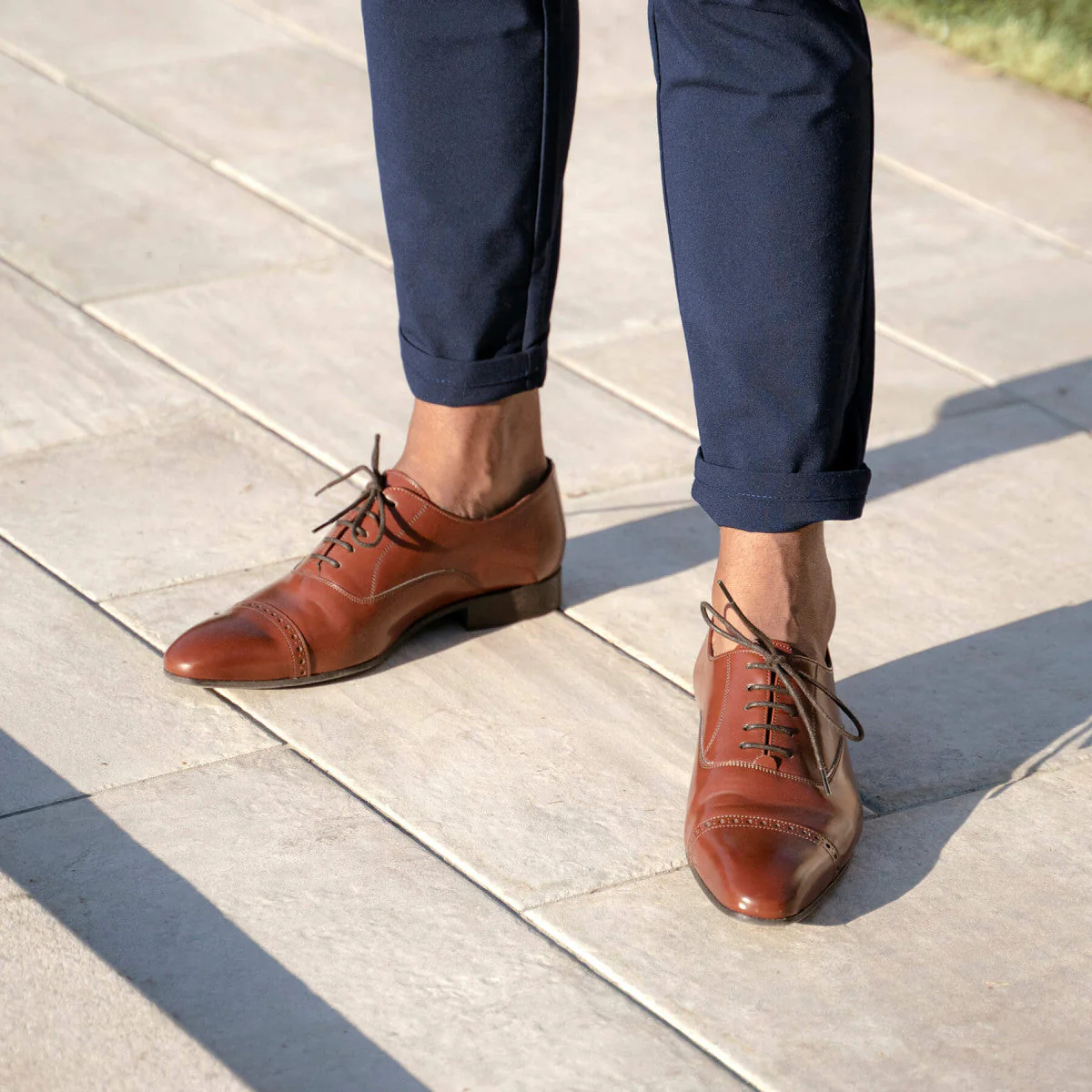 Chaussures véganes de costume Marron pour hommes - Watson - Image 5