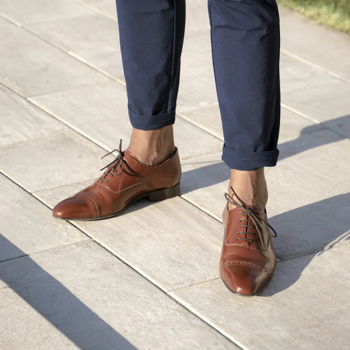 Chaussures véganes de costume Marron pour hommes - Watson - Image 9