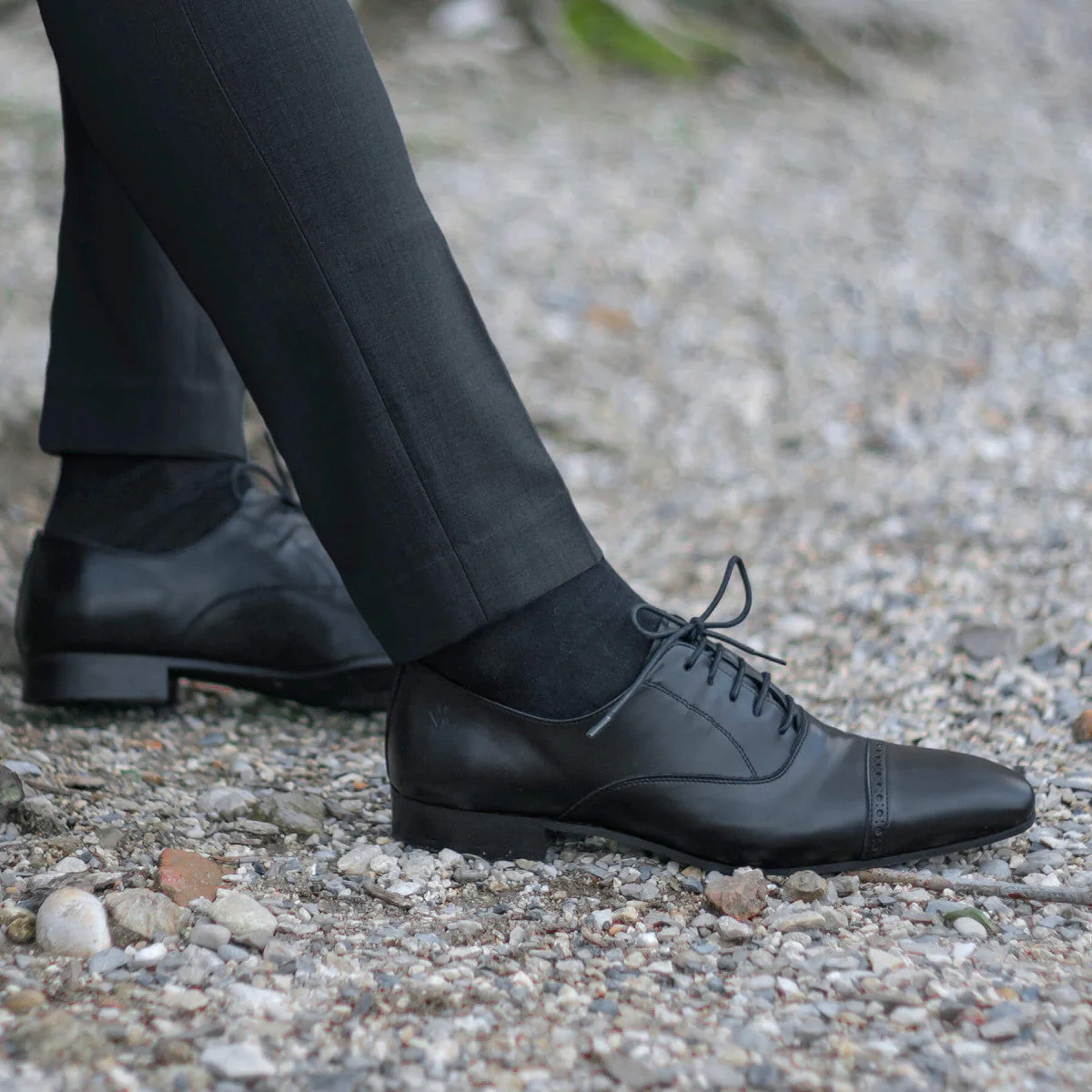 Chaussures véganes de costume Noires pour hommes - Watson - Image 5